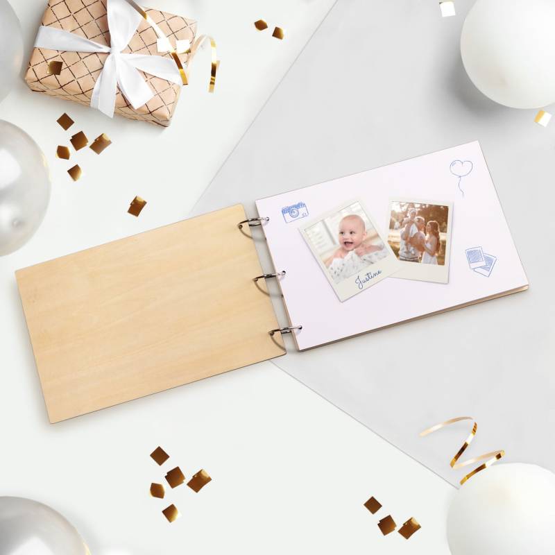 Gästebuch mit Holzcover - Fotobuch Gästebuch mit Holzcover - Fotobuch von Monsterzeug