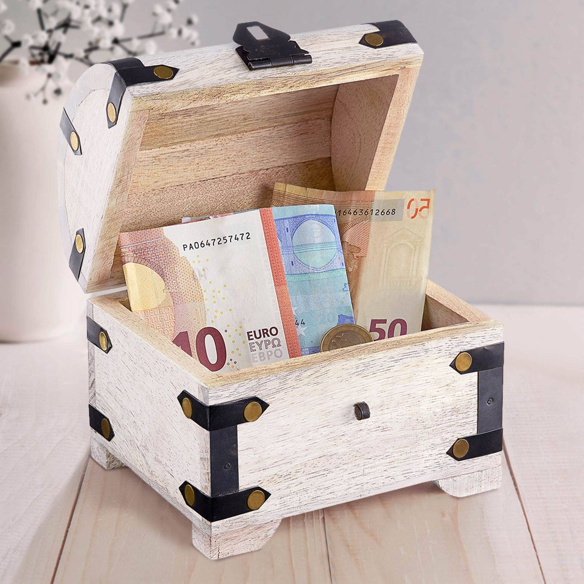 Geld Schatztruhe - Weiß Geld Schatztruhe - Weiß von Monsterzeug