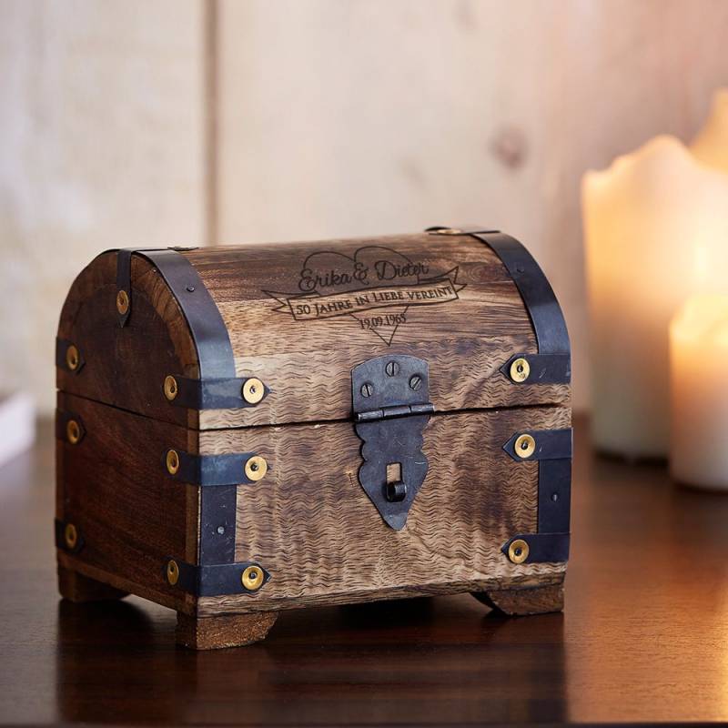 Geld Schatztruhe zur goldenen Hochzeit Dunkel von Monsterzeug