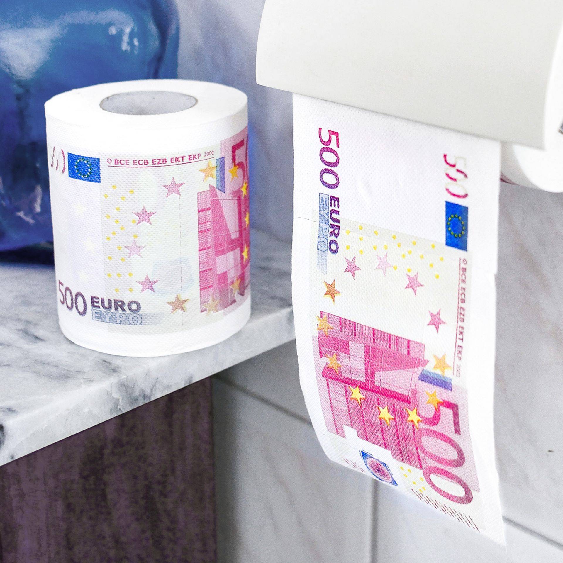 Geld Toilettenpapier - 500 Euro - 2er Set Geld Toilettenpapier - 500 Euro - 2er Set von Monsterzeug