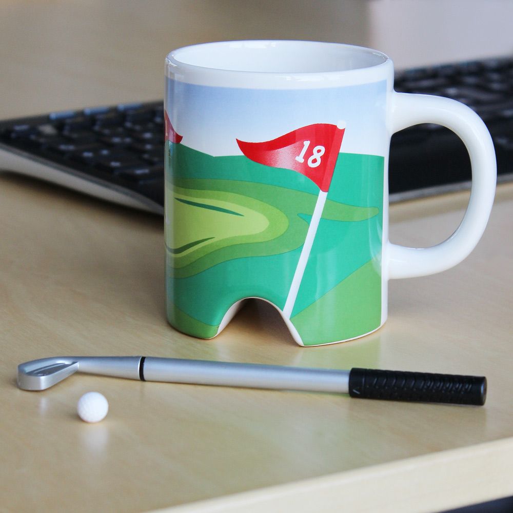 Golf Becher mit Putter Golf Becher mit Putter von Monsterzeug