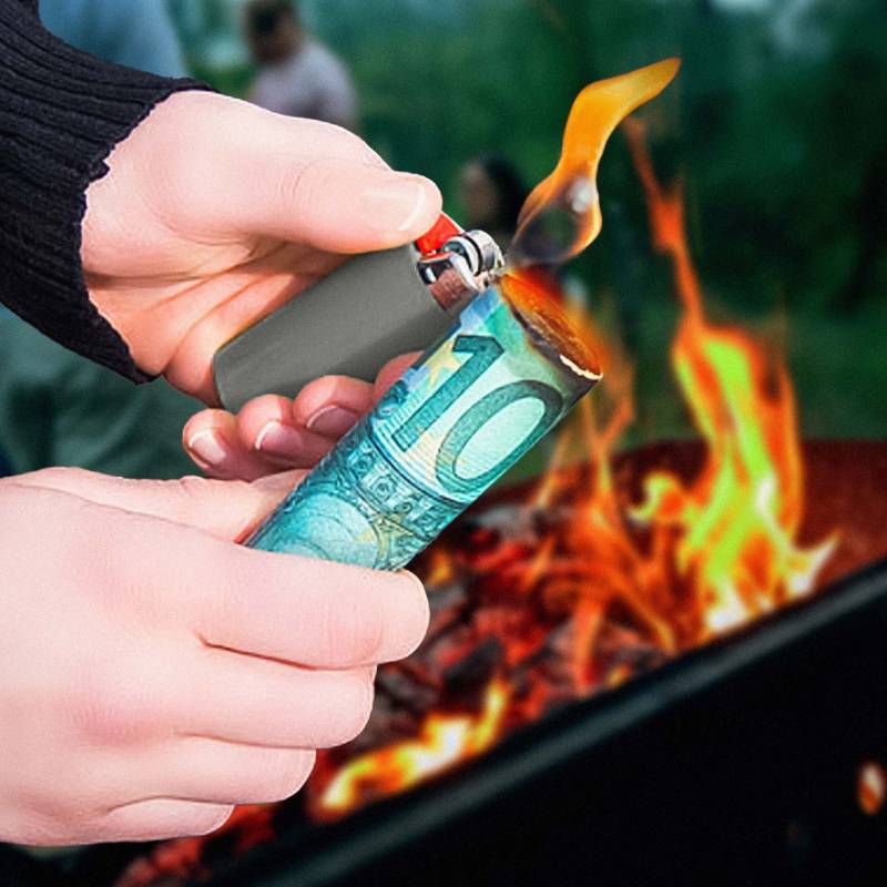 Grillanzünder 3er Set - 100 Euro Rollen von Monsterzeug