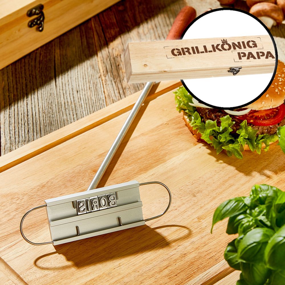 Grillbrandeisen - Grillkönig Papa Grillbrandeisen - Grillkönig Papa von Monsterzeug