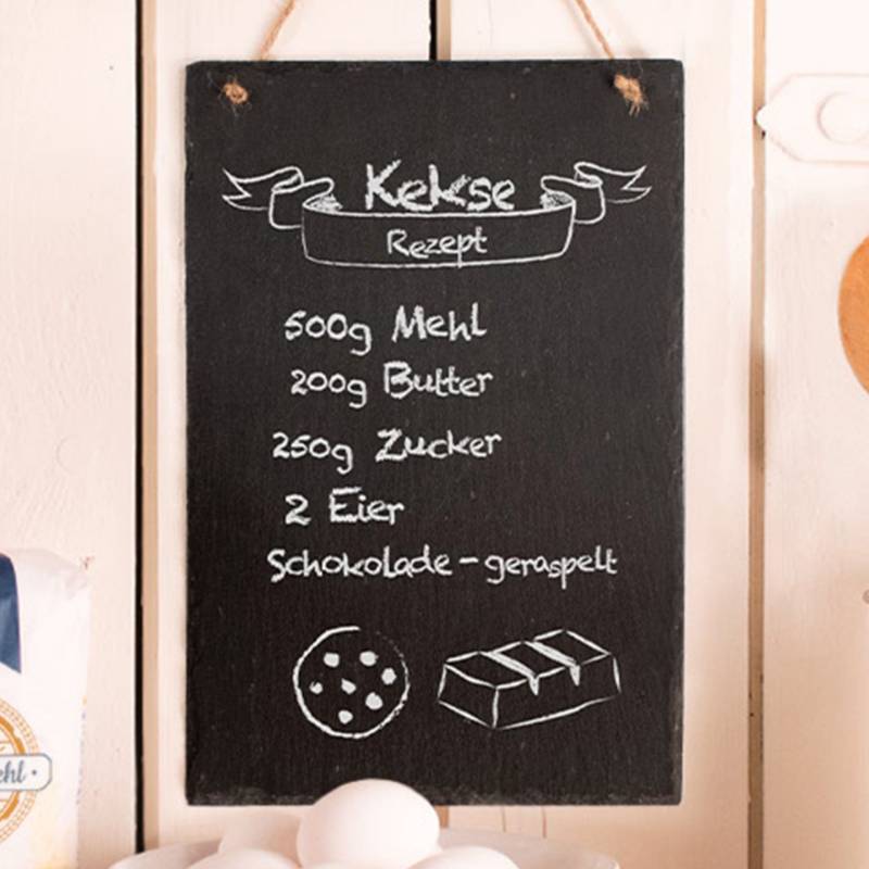Große Schiefertafel zum Selbstgestalten von Monsterzeug