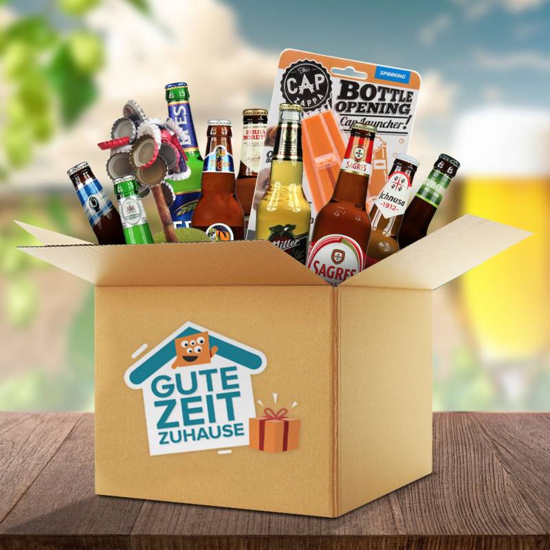 Gute Zeit Zuhause - Bier Box von Monsterzeug