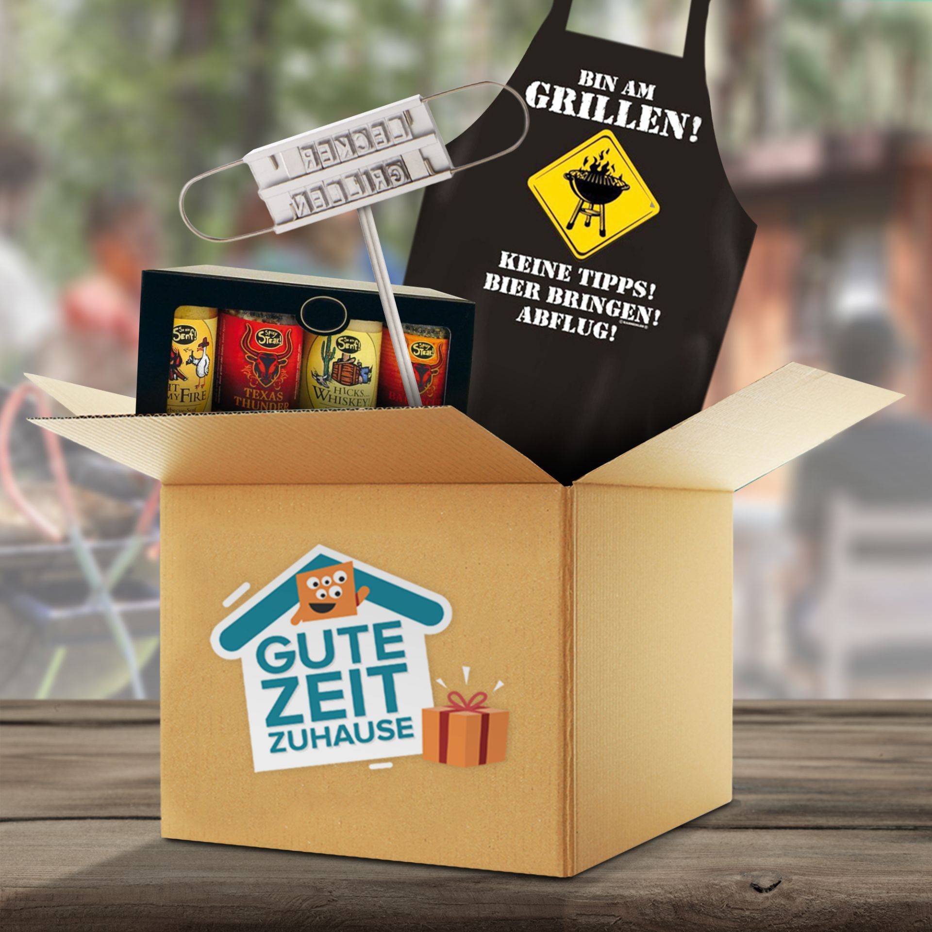 Gute Zeit Zuhause - Grill Box von Monsterzeug