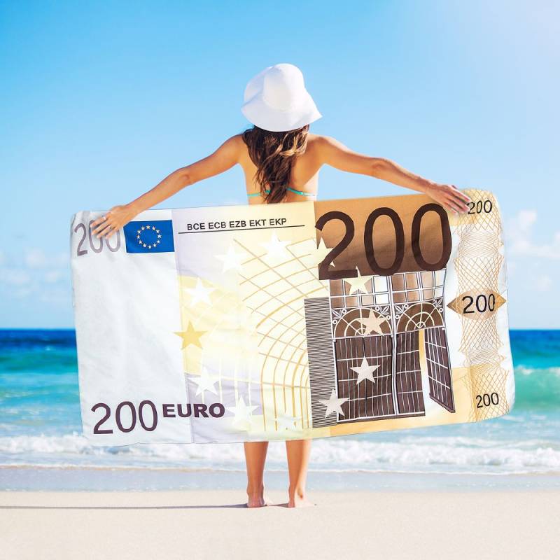 Handtuch 200 Euro Schein von Monsterzeug