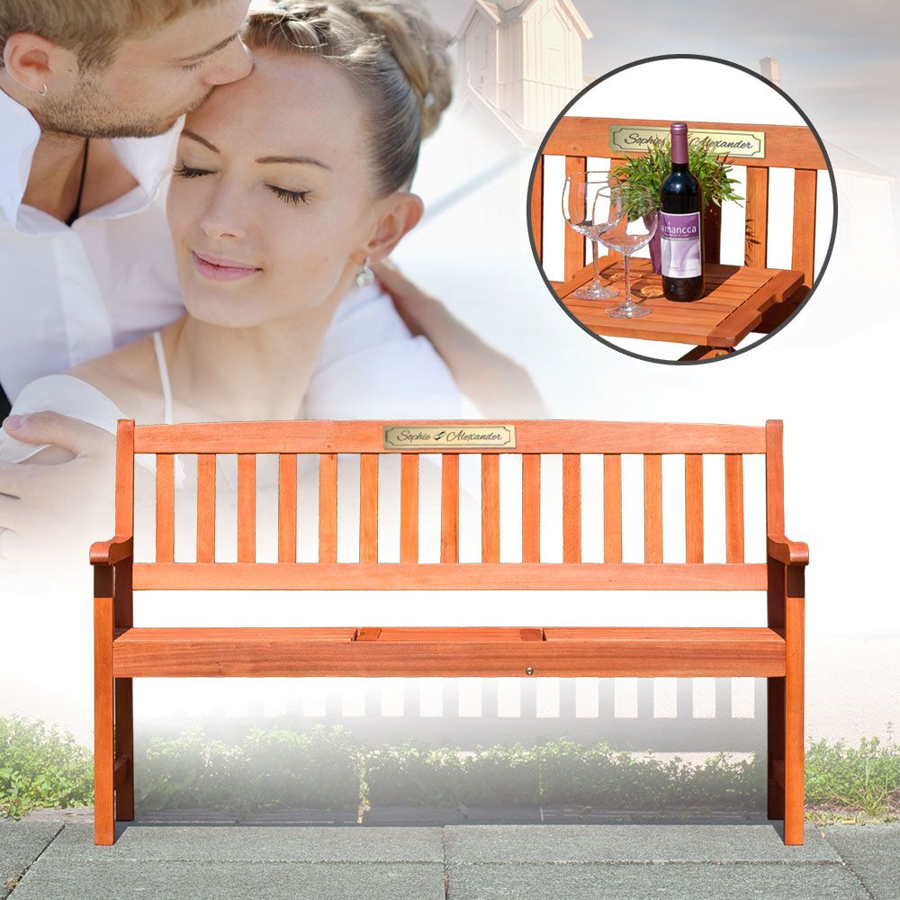 Hochzeitsbank - personalisiert Hochzeitsbank - personalisiert von Monsterzeug