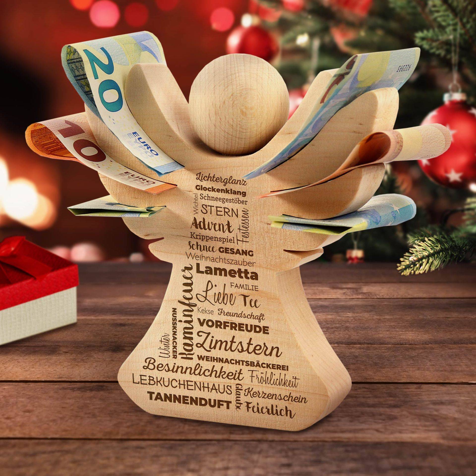 Holzengel mit Gravur - Weihnachten Holzengel mit Gravur - Weihnachten von Monsterzeug