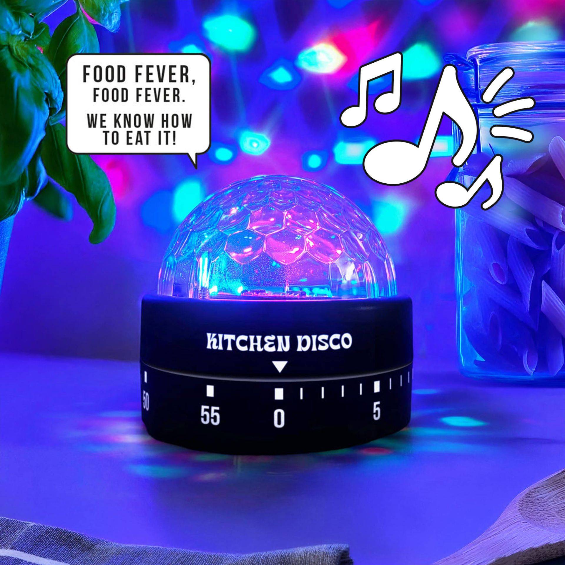 Küchentimer Discolicht mit Musik von Monsterzeug