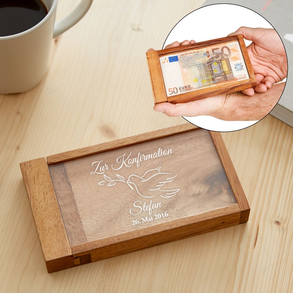 Magische Geldgeschenkbox zur Konfirmation Magische Geldgeschenkbox zur Konfirmation von Monsterzeug