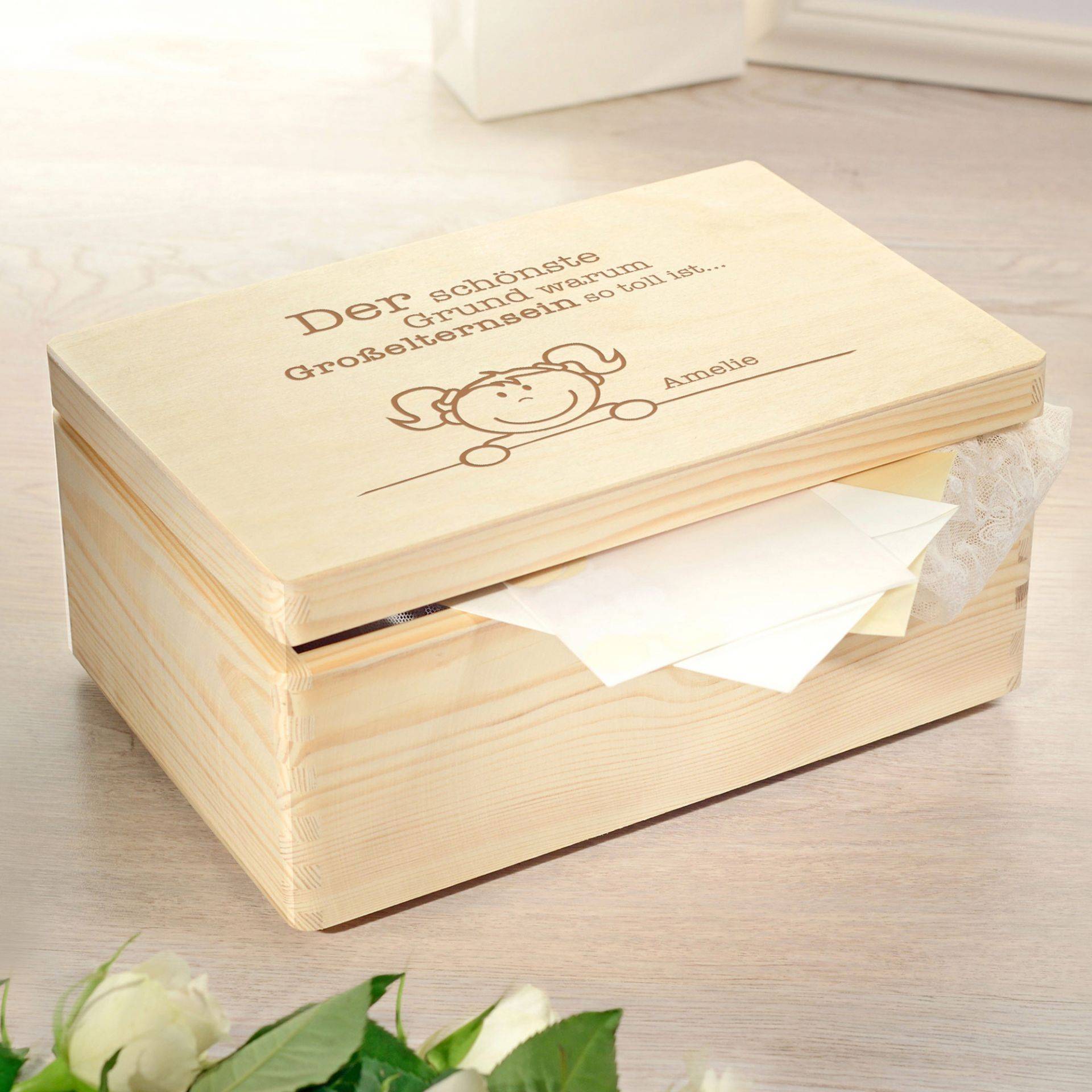 Memory Box mit Gravur - Warum Großelternsein so toll ist Memory Box mit Gravur - Warum Großelternsein so toll ist von Monsterzeug