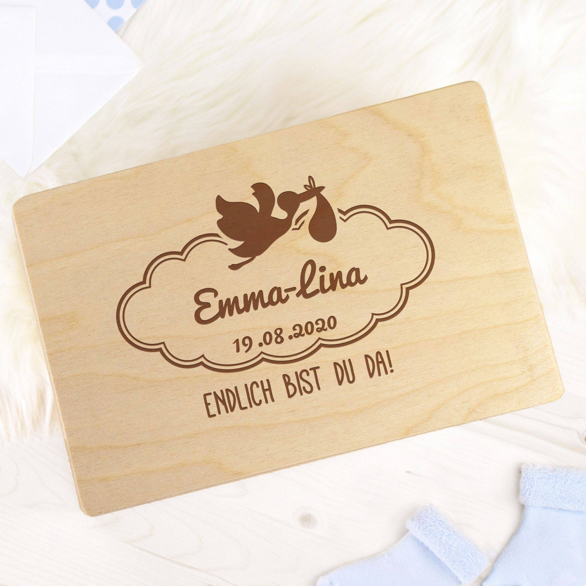 Memory Box zur Geburt Memory Box zur Geburt von Monsterzeug