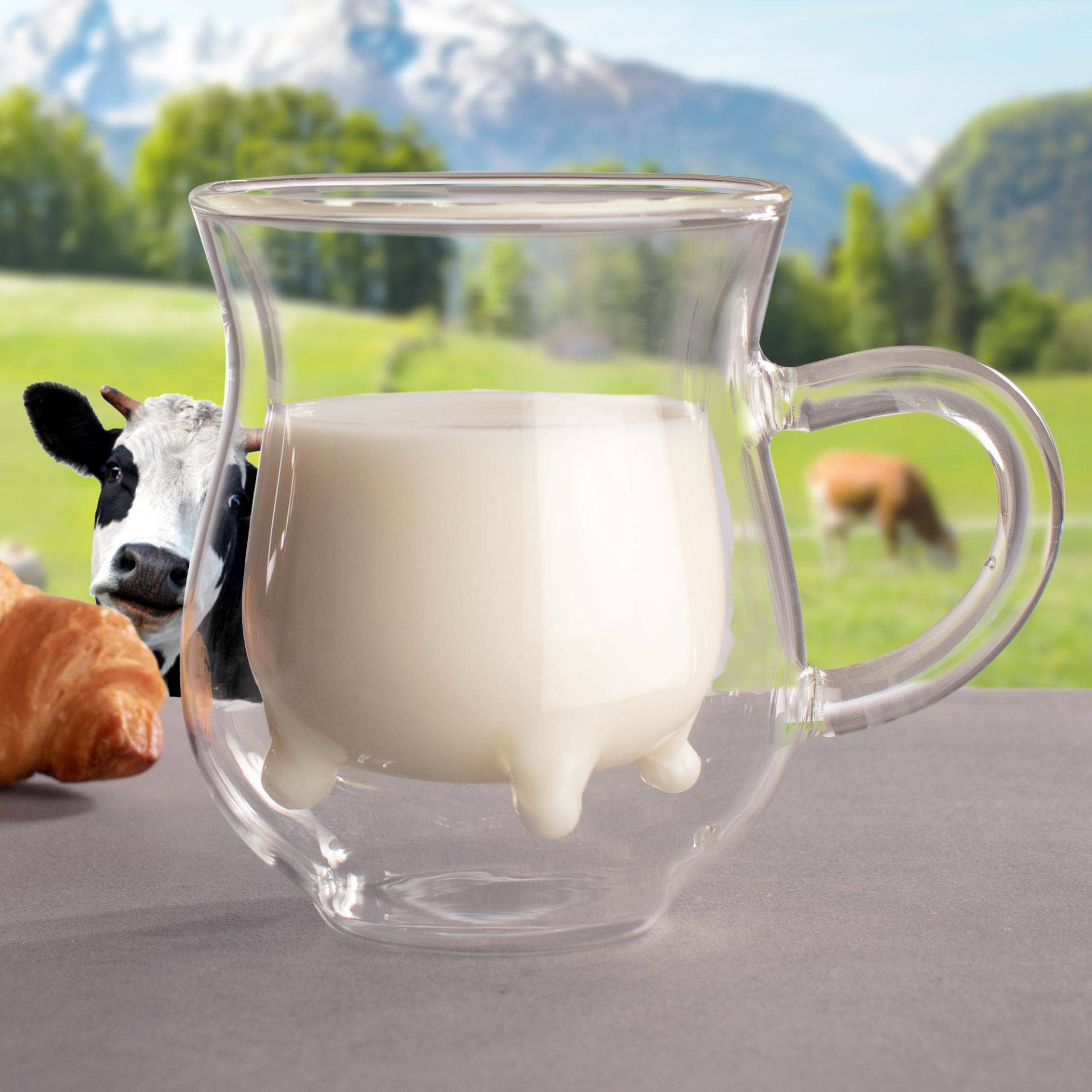 Milchkännchen aus Glas von Monsterzeug