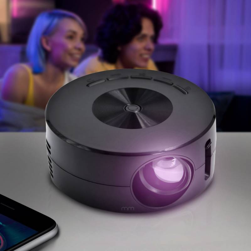 Mobiler Mini Beamer fürs Smartphone von Monsterzeug