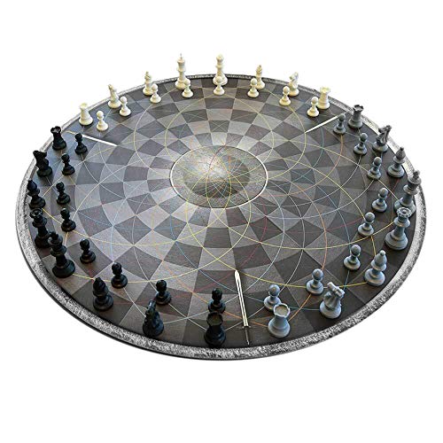 Monsterzeug DREI Personen Schach, Rundes Schachbrett für DREI Spieler, Dreier Schach, Geschenke für Schachspieler, Originelle Brettspiele Monsterzeug DREI Personen Schach, Rundes Schachbrett für DREI Spieler, Dreier Schach, Geschenke für Schachspieler, Originelle Brettspiele von Monsterzeug