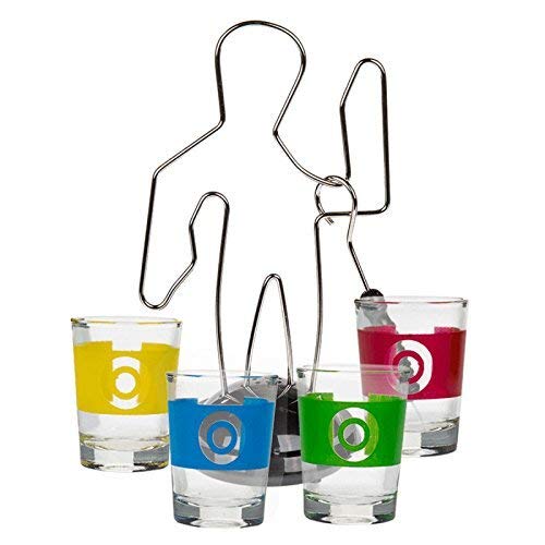 Monsterzeug Heißer Draht Trinkspiel mit 4 Schnapsgläsern, Partyspiel mit Sound und LED Licht, Hot Wire Drinking Game Monsterzeug Heißer Draht Trinkspiel mit 4 Schnapsgläsern, Partyspiel mit Sound und LED Licht, Hot Wire Drinking Game von Monsterzeug
