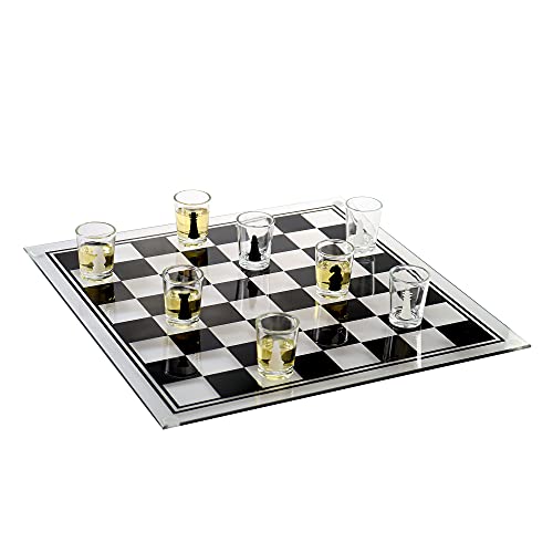Monsterzeug Trinkspiel Schach mit 32 Schnapsgläsern, Partyspiel aus Glas mit Shotgläsern, Saufspiel für Erwachsene Monsterzeug Trinkspiel Schach mit 32 Schnapsgläsern, Partyspiel aus Glas mit Shotgläsern, Saufspiel für Erwachsene von Monsterzeug