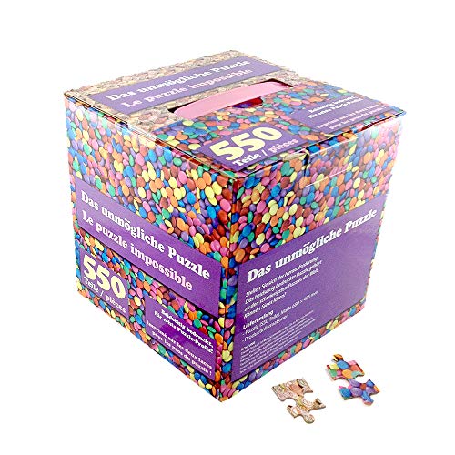 Monsterzeug Unmögliches Puzzle mit Zwei Seiten, beidseitig Bedruckt für echte Profis, 550 Teile von Monsterzeug