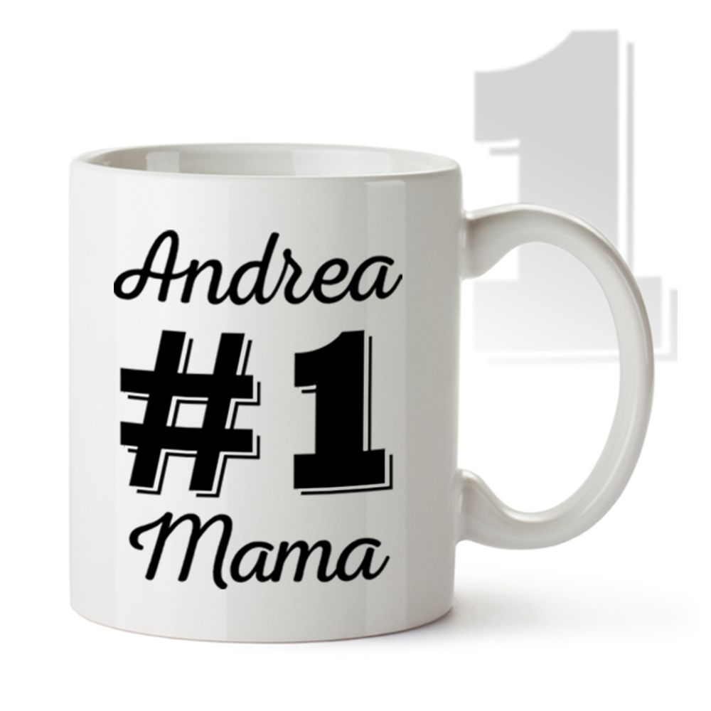 Personalisierte Tasse - Nummer 1 Mama von Monsterzeug