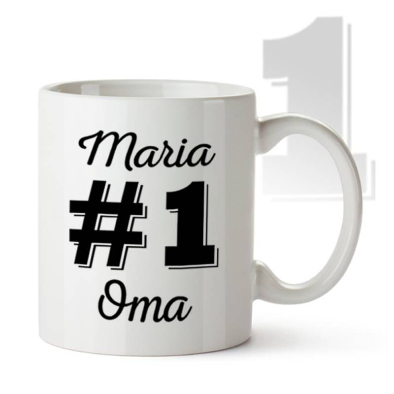 Personalisierte Tasse - Nummer 1 Oma Personalisierte Tasse - Nummer 1 Oma von Monsterzeug