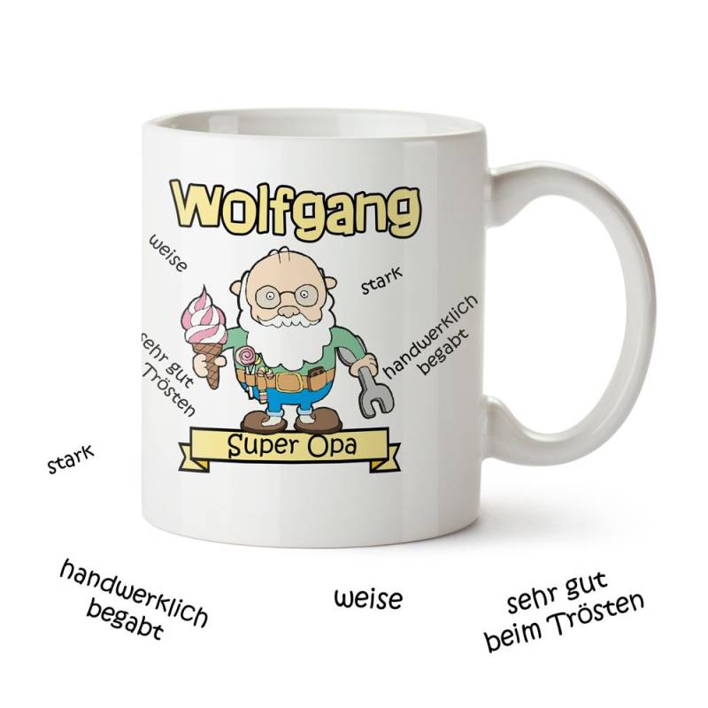Personalisierte Tasse - Super Opa von Monsterzeug