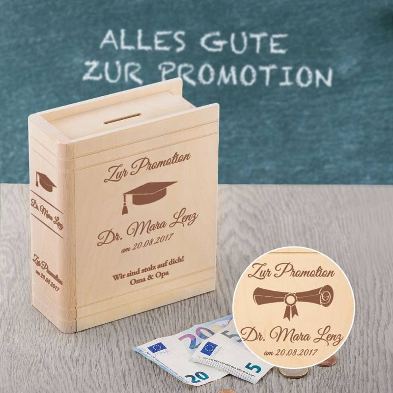 Personalisiertes Sparbuch zur Promotion von Monsterzeug