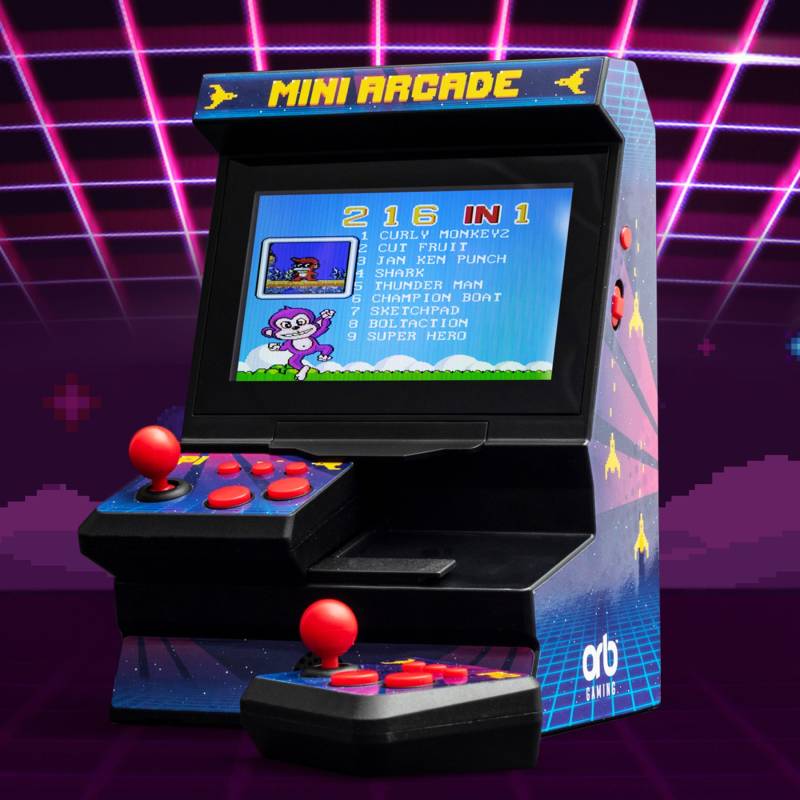 Retro Mini Spielautomat mit Dual-Controller von Monsterzeug