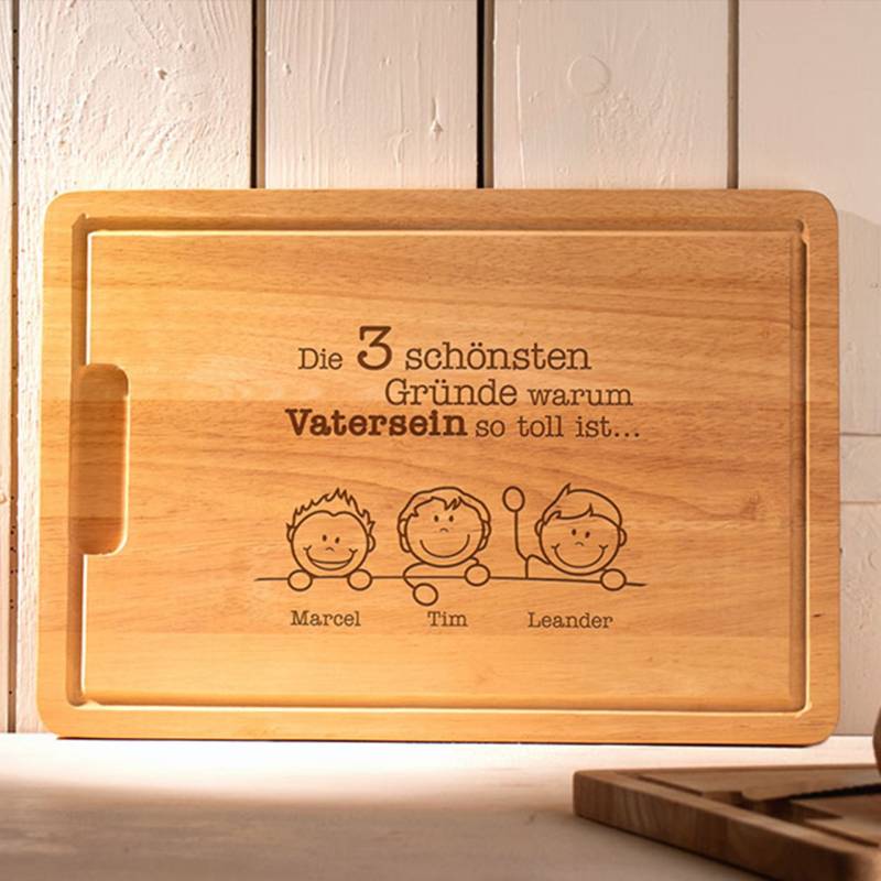 Schneidebrett - Warum Vatersein so toll ist von Monsterzeug