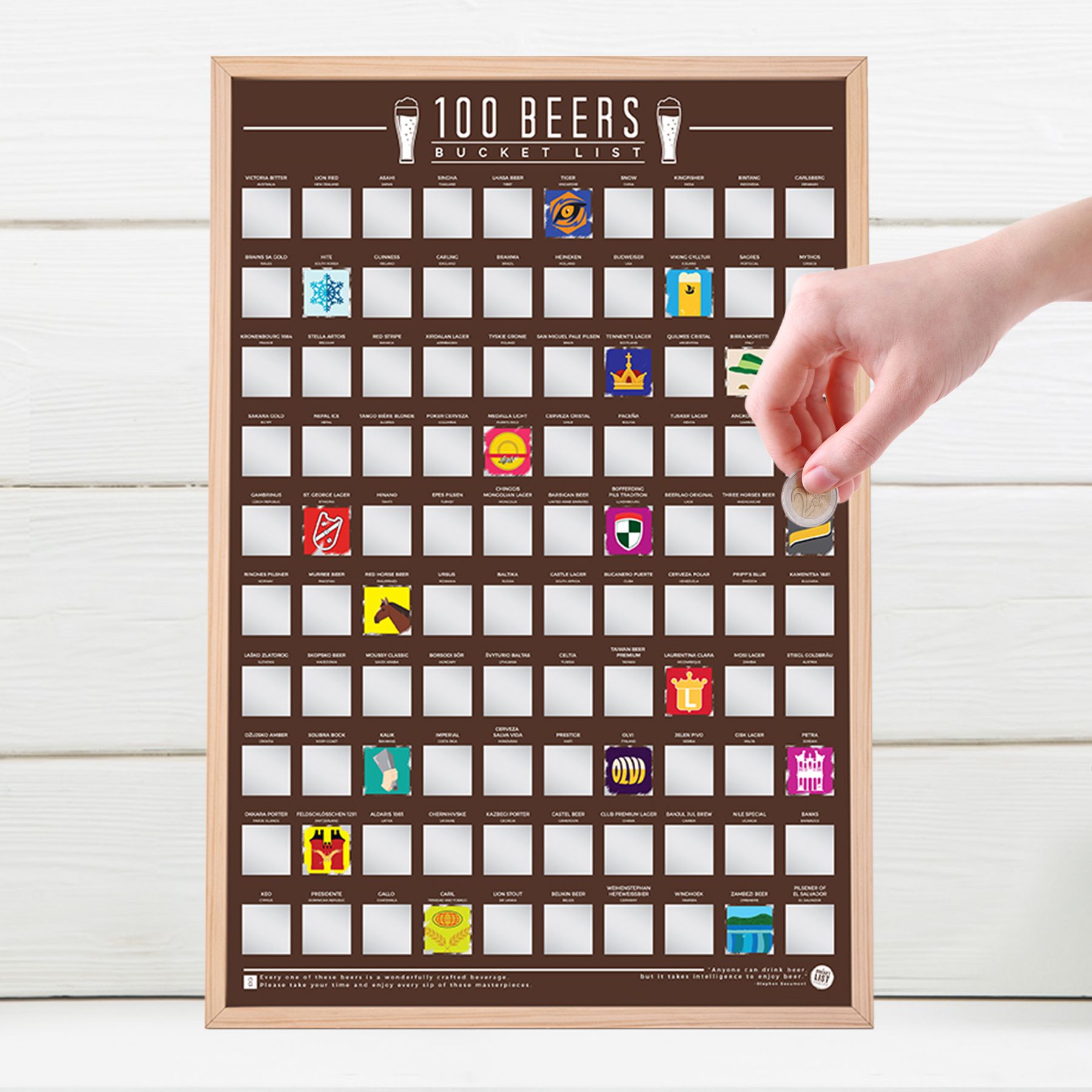 Scratch Map - Beer Bucket List Scratch Map - Beer Bucket List von Monsterzeug