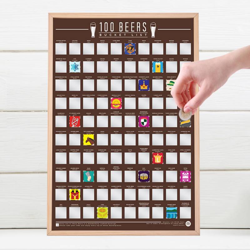 Scratch Map - Beer Bucket List von Monsterzeug