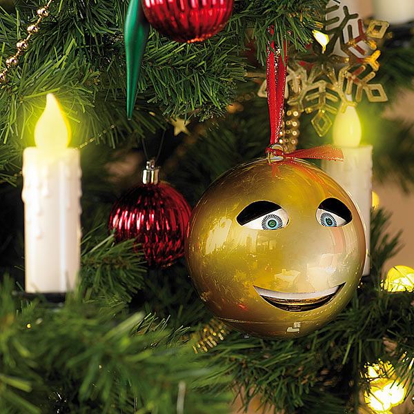 Singende Weihnachtskugel gold Singende Weihnachtskugel gold von Monsterzeug