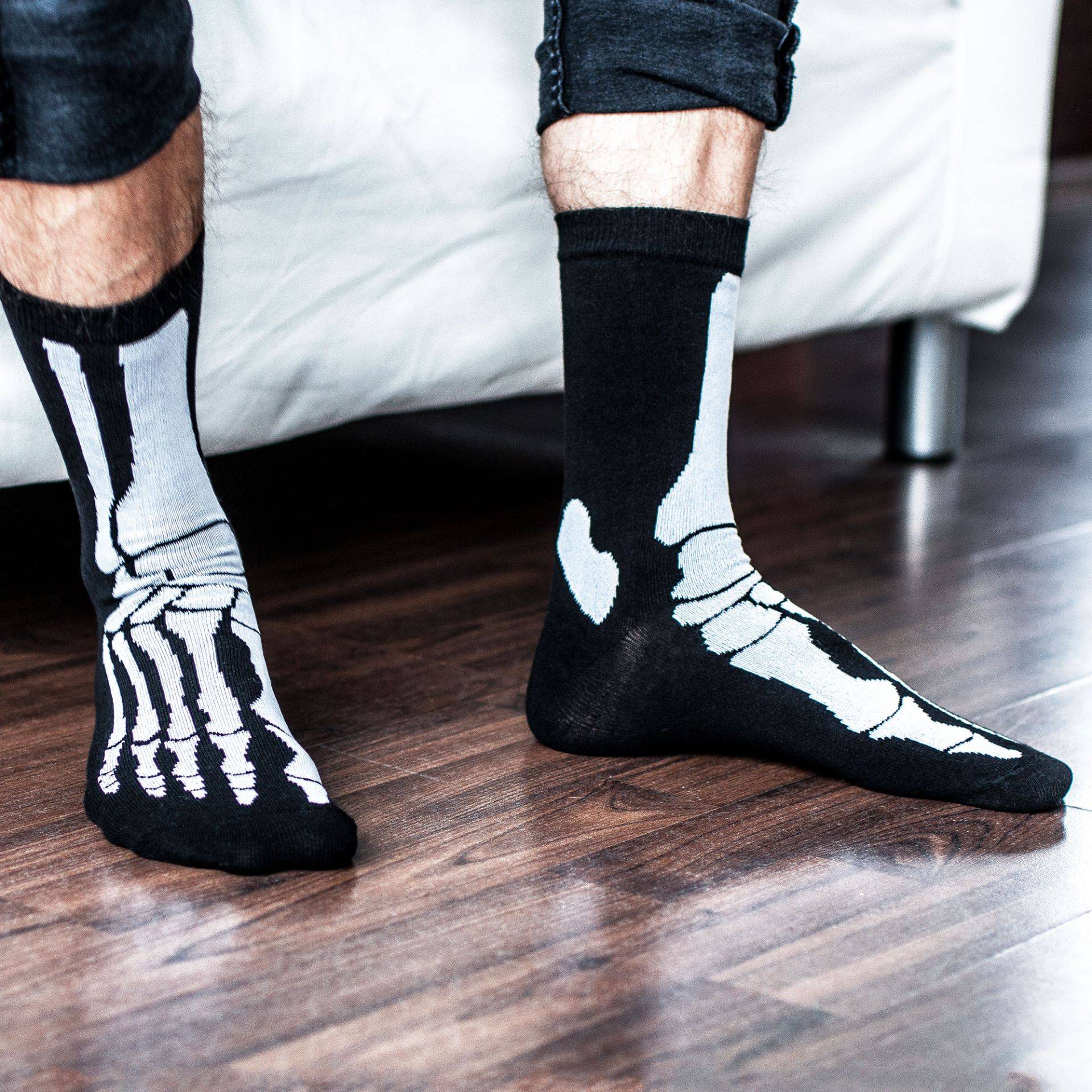 Skelett Socken Skelett Socken von Monsterzeug
