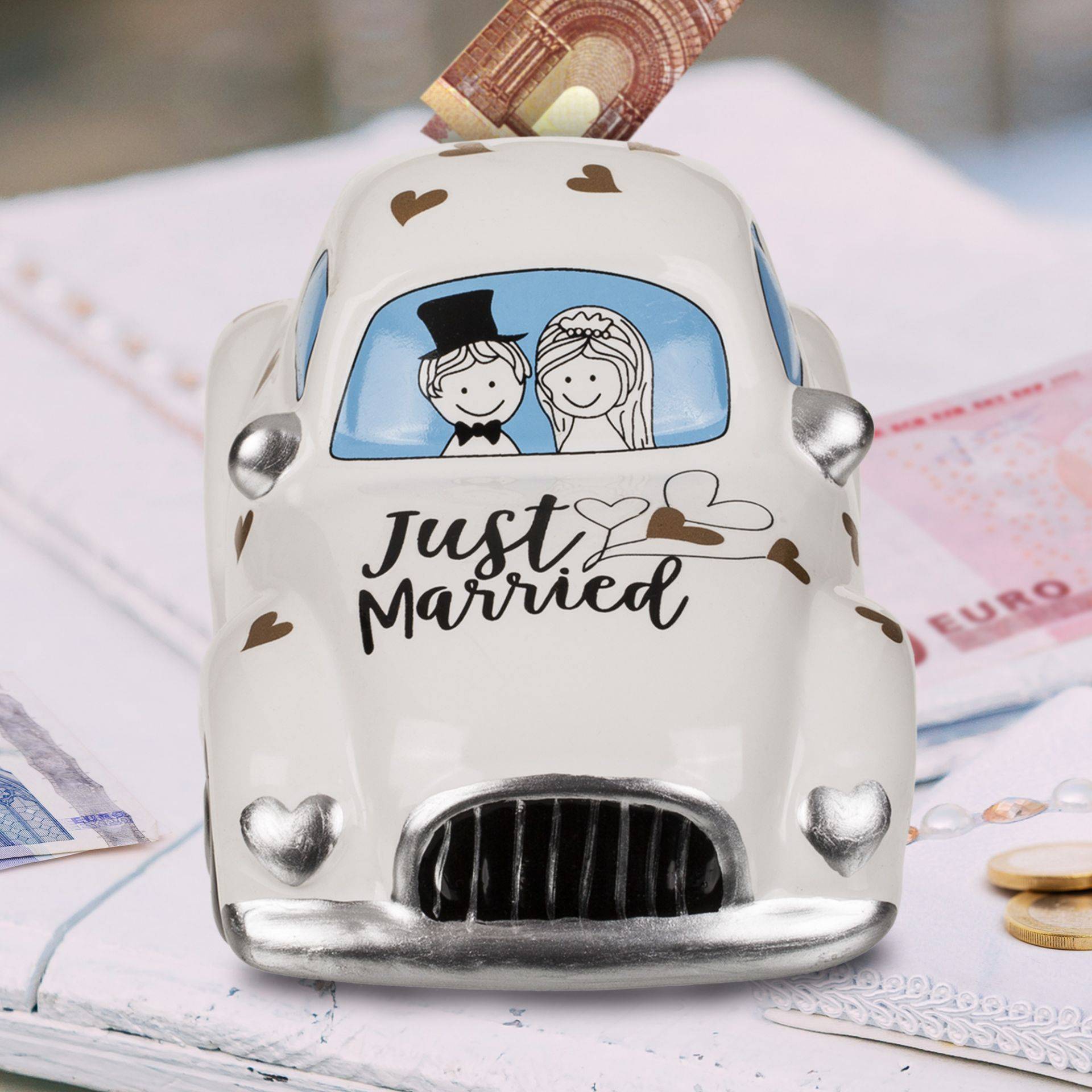Spardose für Ehepaare - Just Married Spardose für Ehepaare - Just Married von Monsterzeug