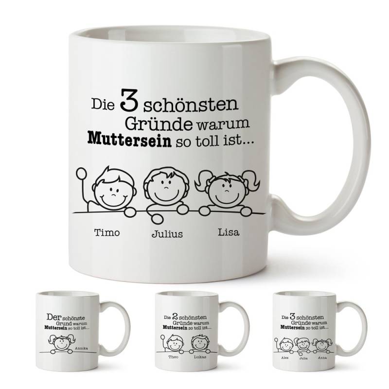 Tasse - Warum Muttersein so toll ist von Monsterzeug