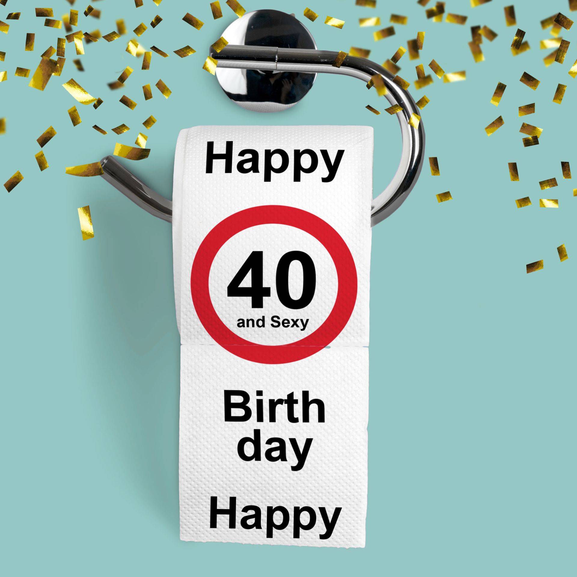 Toilettenpapier zum 40. Geburtstag Toilettenpapier zum 40. Geburtstag von Monsterzeug