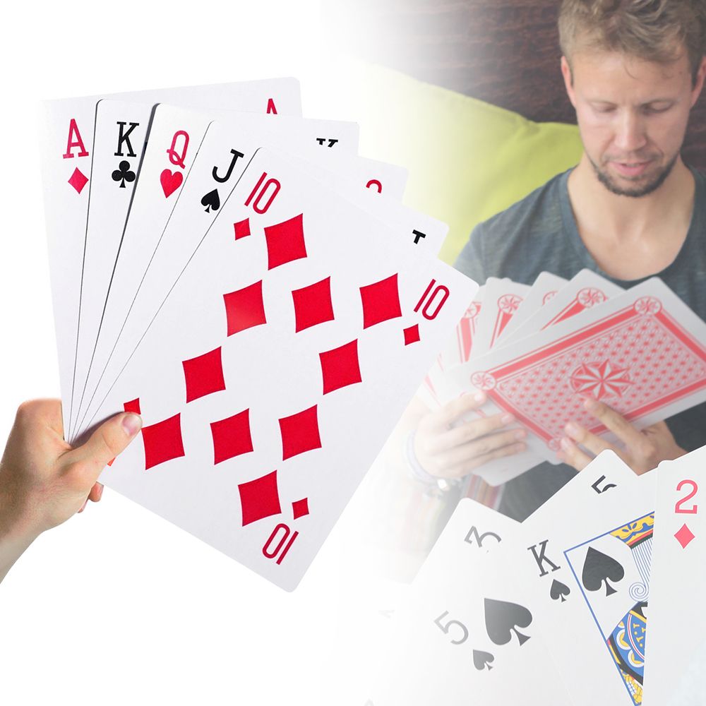 Übergroße Spielkarten XXL - 28x20 cm Übergroße Spielkarten XXL - 28x20 cm von Monsterzeug