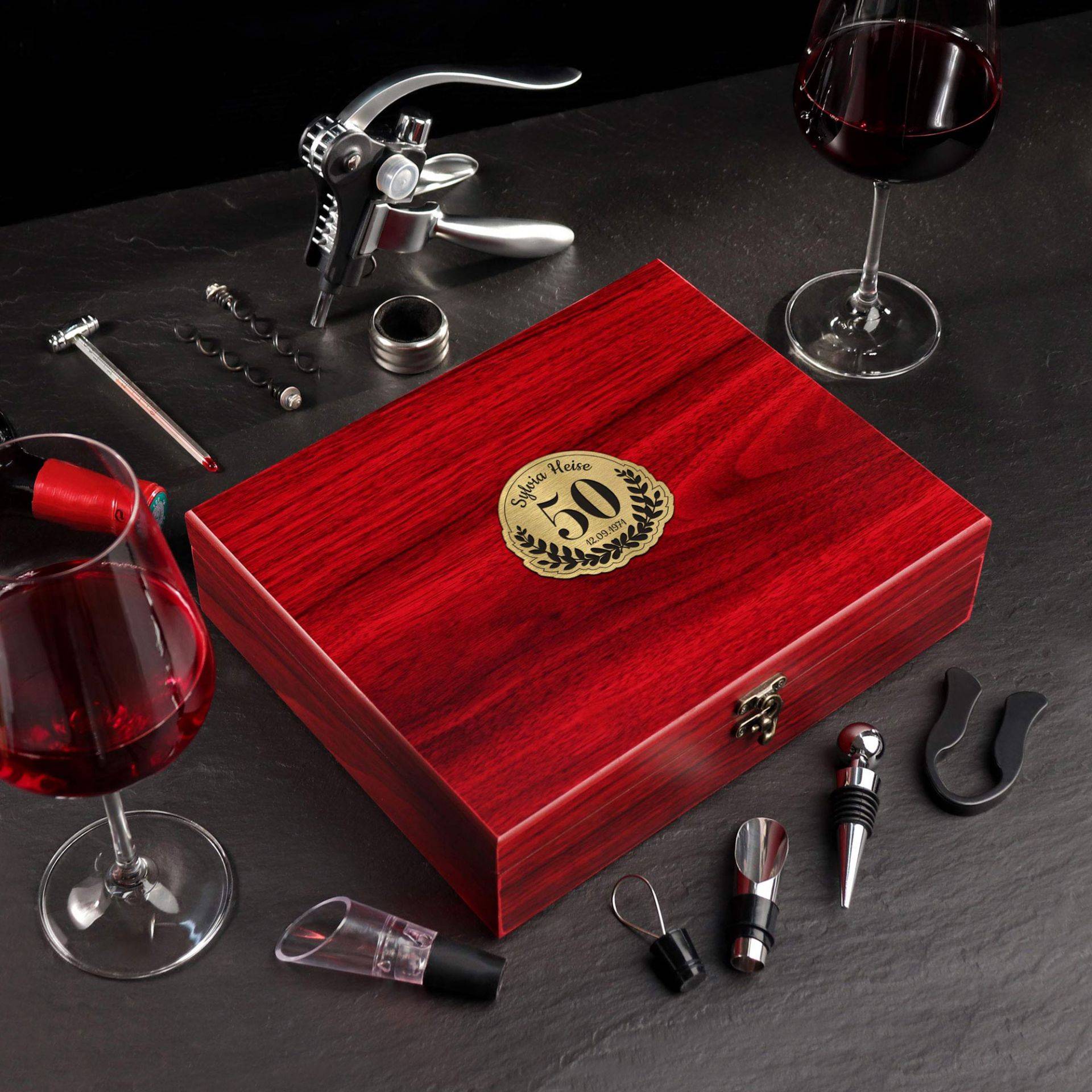 Wein Sommelier Set zum 50. Geburtstag Wein Sommelier Set zum 50. Geburtstag von Monsterzeug