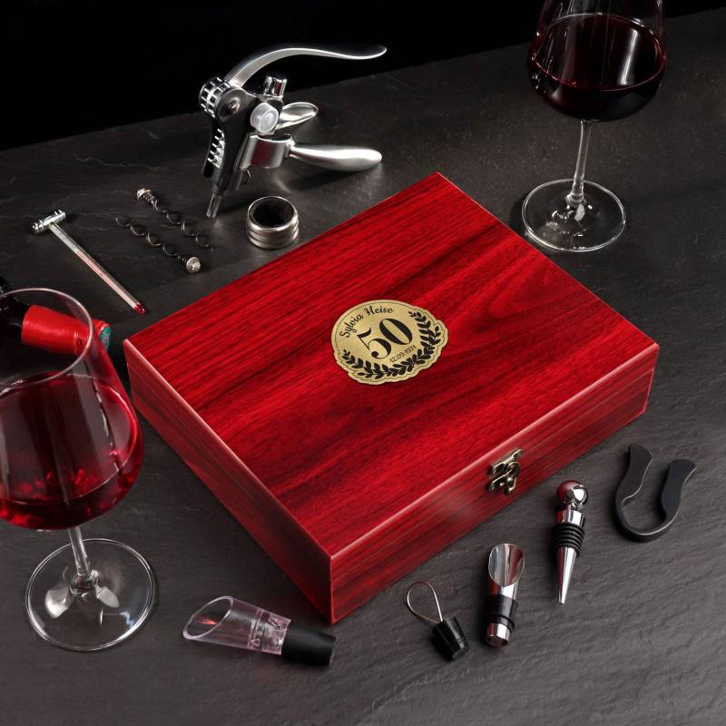 Wein Sommelier Set zum 50. Geburtstag von Monsterzeug
