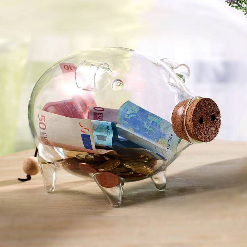 XXL Sparschwein aus Glas von Monsterzeug