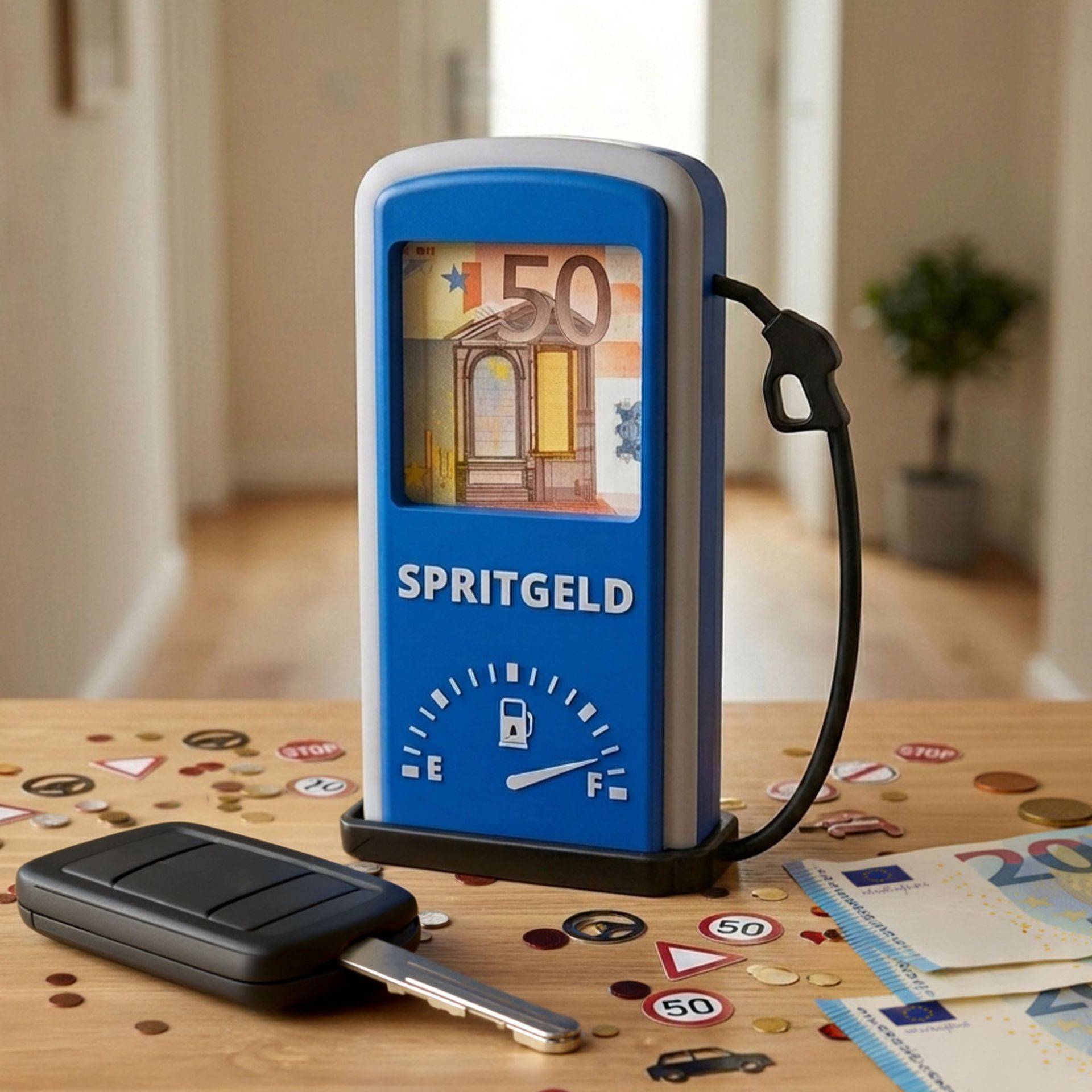 Zapfsäule Blau - Spritgeld Geldgeschenk zum Führerschein Zapfsäule Blau - Spritgeld Geldgeschenk zum Führerschein von Monsterzeug