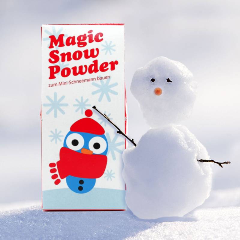 Zauberschnee - Magisches Pulver für Kunstschnee von Monsterzeug