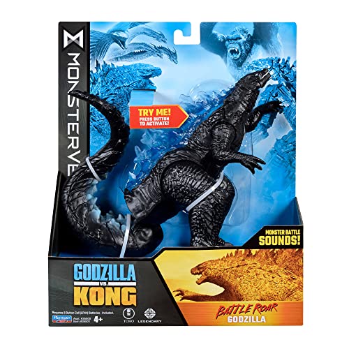 Monsterverse Godzilla vs. Kong Sammlerstück 7 Zoll Deluxe, hochdetaillierte und skulptierte, artikulierte Godzilla-Actionfigur mit Monsterkampfgeräuschen, geeignet für Kinder ab 4 Jahren+ von MonsterVerse