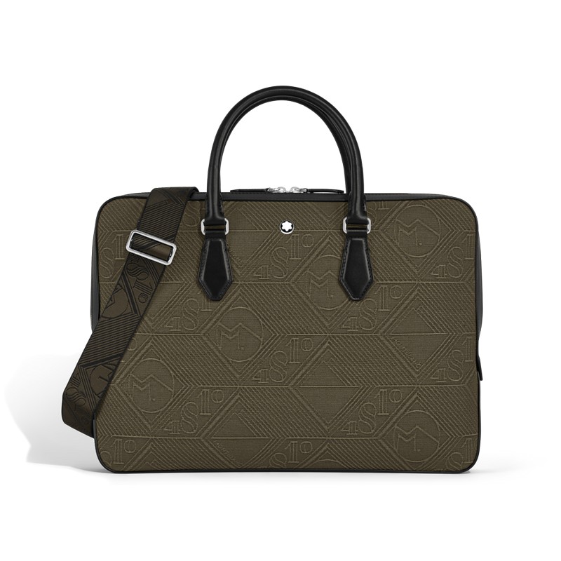 Montblanc 4810 Jacquard Dokumententasche Schmal Khaki Montblanc 4810 Jacquard Dokumententasche Schmal Khaki von Montblanc