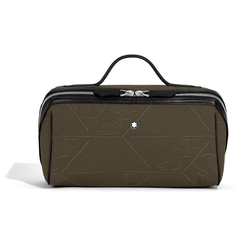 Montblanc 4810 Jacquard Kulturtasche Khaki von Montblanc