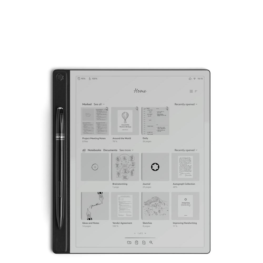 Montblanc Digital Paper und Pen Mystery Black von Montblanc