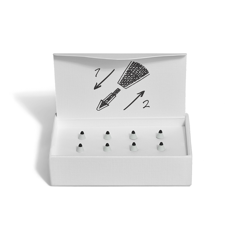 Montblanc Ersatzspitzen für Digital Pen Cool Grey Weich 8 St./Pack von Montblanc