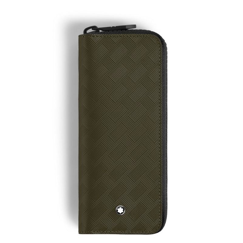 Montblanc Extreme 3.0 Etui für zwei Schreibgeräte mit Reißverschluss Khaki von Montblanc