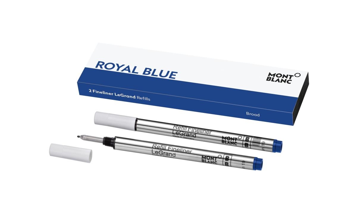 Montblanc Fineliner-Minen LeGrand Royal Blue B 2 Stk. Montblanc Fineliner-Minen LeGrand Royal Blue B 2 Stk. von Montblanc