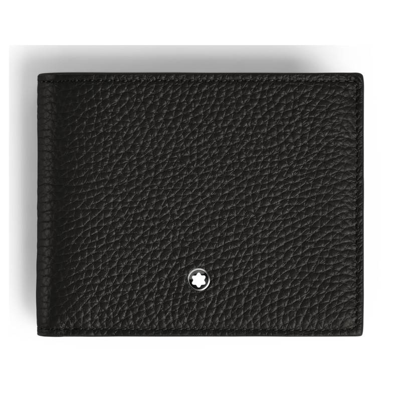 Montblanc Grain Brieftasche 4cc mit Münzfach Schwarz von Montblanc